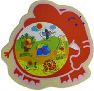 Паззл деревянный Африканские животные (3+) (5669A) 2296482 — 1