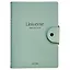 Тетрадь А5 96л кл. "Universe" мятный, иск.кожа, мягк.переплет, полускр.спираль, кнопка — 3055500 — 1