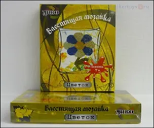 Блестящая мозаика Цветок (D124) (7+) (набор) (коробка) 2306906