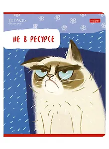 Тетрадь в линейку Hatber, "Кот-обормот", 48 листов, в ассортименте