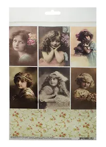 Декупажная карта Детки 4 (A4) (Karal671)