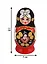 Матрешка 5 предм. "Узор", арт. С-6 (170) — 2660365 — 3