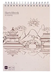 Скетчбук А5 60л "Дракон" 120г/м2, спираль