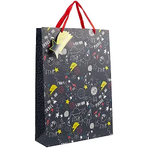 Пакет А3 46*33*10 Космос граффити нейтр., бум.мат.ламинат