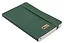 Записная книга А6 80л лин. "Elegance" зеленая, инт.переплет, Schiller — 3095779 — 2