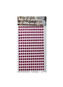 Стразы отдельные круглые крупные Say it in crystals (1461-3/4) (красн. горизонтальн.)