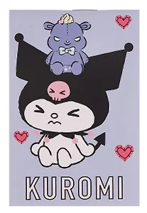 Блокнот А7 40 листов, клетка, "Куроми-5" скрепка