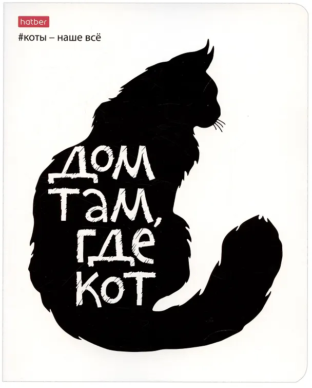 Тетрадь общая «Коты - наше всё», 48 листов в клетку, A5, в ассортименте - Hatber 2900114 — 4