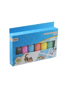 Набор д/творч. Краски витражные Котята (95180) (6цв.х20мл+трафареты) (Color Puppy) (3+) (упаковка)