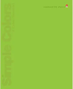 Тетрадь в клетку Альт, "Простые цвета", 48 листов, в ассортименте