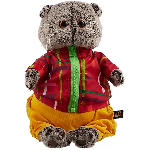 Мягкая игрушка Басик в ветровке (22 см)