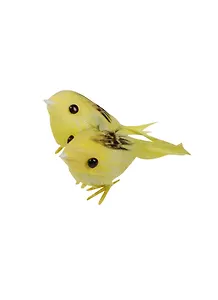 ХОББИ И ТЫ ScrapBerrys Украшение Птички Жёлтые 7см 2шт в уп.