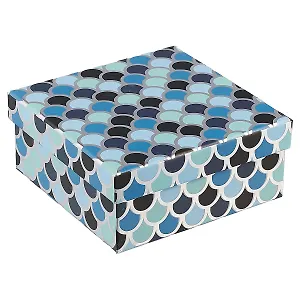 Подарочная коробка «Blue fish-scale» маленькая