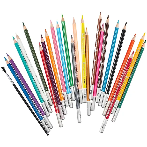 Карандаши цветные Deli, Color Emotion, акварельные 24 цвета 258906 — 2