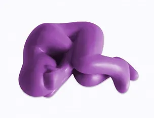 Резиновый мячик "Антистресс" фиолетовый (SK DEADPAUL1) 2368596