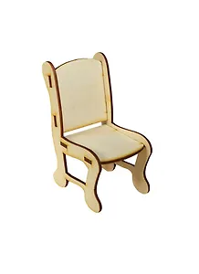 Стул (кукольная мебель) (141482) (62х90х121мм) (игрушка из дерева)