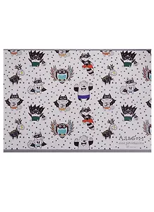 Альбом для рисования Unnika, "Звери-супергерои (графика)", А4, 20 листов, на скрепке