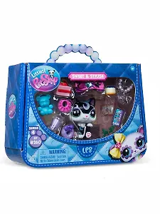 Игровой набор Littlest Pet Shop, "Стиль фигурка животного с аксессуарами - Сиамская кошка", подарочная упаковка, 4+