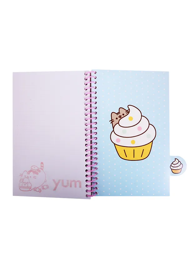 Записная книжка А6+ 60л "Pusheen" спираль, 6 цв.разделителей, инд.уп. 256945 — 6