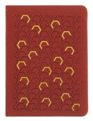 Записная книжка А6 80л кл. "GALLERY. Каштановый (NEW)" иск.кожа с поролоном, термотиснение, ляссе, скругл.углы, инд.уп. 3075576