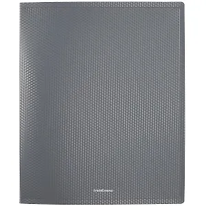 Папка 2кольца А4 "Diamond Original" 35мм, пластик, серый, Erich Krause