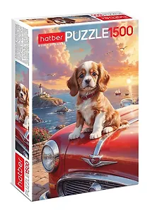 Пазл hatber "Песик-путешественник" , 1500 элементов А2ф, 67х48 см