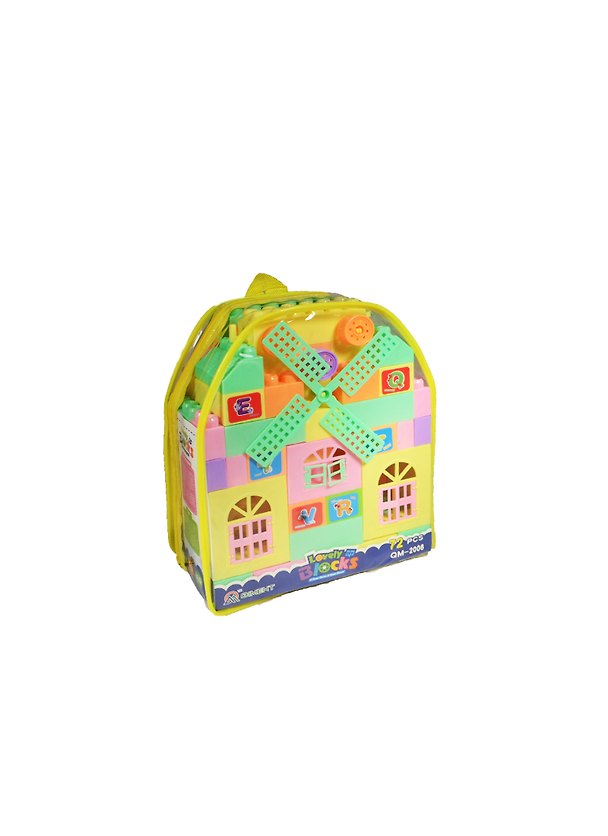 Конструктор в сумочке на молнии Lovely Blocks, QM-2006, 72 детали 2477112 — 1