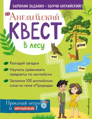 Английский квест. В лесу. Степени сравнения прилагательных и 100 полезных слов — 2900649 — 1