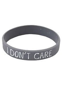 Браслет силиконовый "I dont care"