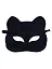 Маска Кошки (черная) (17х15) (пластик) (12-06150-M4) — 3047275 — 3