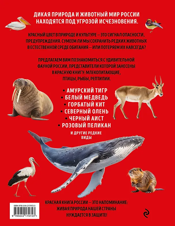 Книга Красная книга России. Большой формат. Более 500 уникальных иллюстраций и фактов (новое издание) (основной) (Юлия Добрыня) — 2