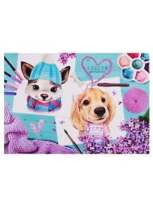 Альбом для рисования BG, "Люблю вязание", А4, 40 листов, на склейке, в ассортименте