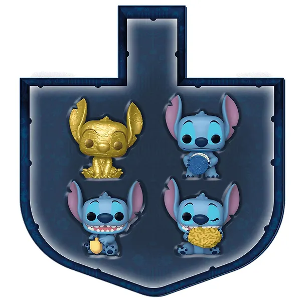 Набор подарочный Funko Pocket POP! Disney Lilo & Stitch Stitch Hanukkah Dreidel Box (4 фигурки) (Fun79952) 3144135 — 3