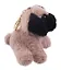 Брелок Мопс (плюш) (12см) (15-3307019599-16) — 3111020 — 3