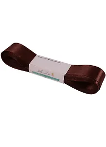 Лента атласная 20мм (5,6м) Цв. № 074 Темный шоколад (HY020074)