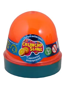 Игрушка-лизун «Crunchy slime Апельсин», Mr.Boo