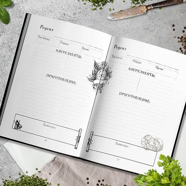 Неофициальная книга для записи рецептов Ведьмака 3034038 — 7