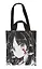 Сумка-шоппер Аниме Девушка номер 1 (черная) (PU) (12028) — 3011202 — 1