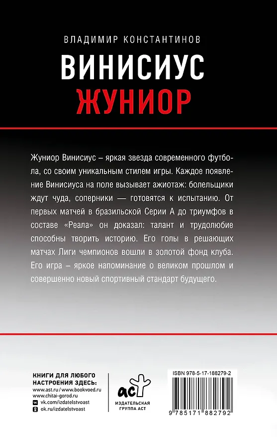 Книга Винисиус Жуниор (Владимир Константинов) — 2