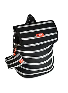 Рюкзак + кошелек Zipit, черный и серебряная молния (ZBPL+ZP-332--S-332-O) (25х31,5)