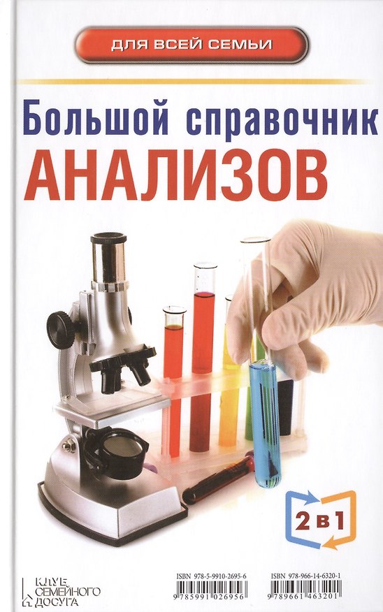 Книга 2 книги в 1. Большой справочник симптомов / Большой справочник анализов (двустороннее издание) () — 1