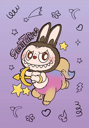 The Monsters. Астрологический блокнот Стрелец (Лабубу) 3121713