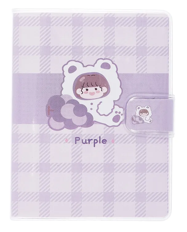 Записная книжка «Purple» 90х128 мм, 80 листов в клетку, сшивка, Yoi, в ассортименте 3050982 — 4