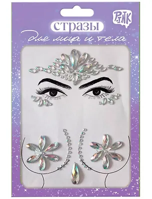 Стразы для лица и тела. Аппликация-2 3113242