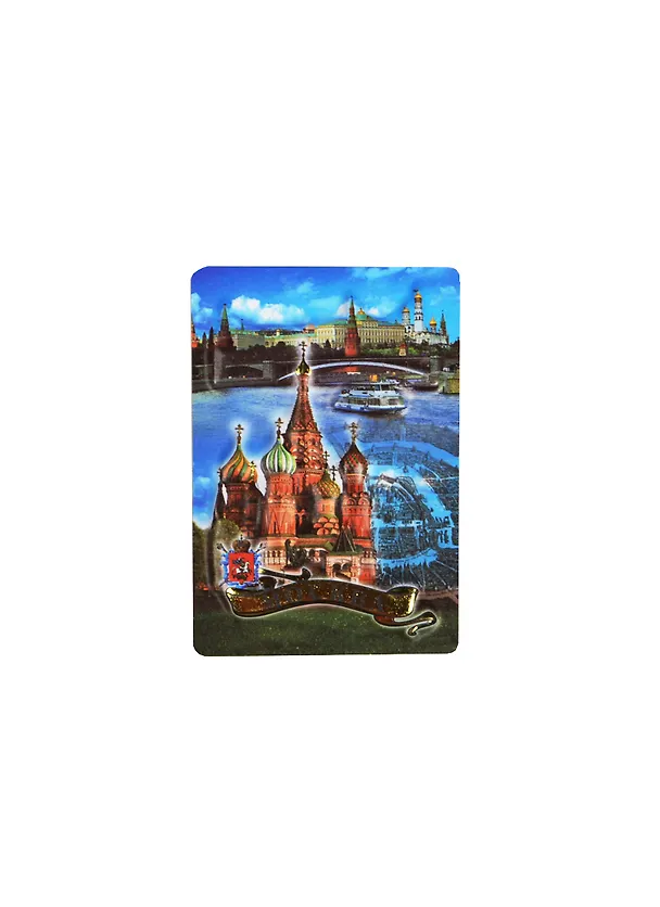Магнит пресс. цветной "Москва. Коллаж" (025-1-19K9) 2374603 — 1