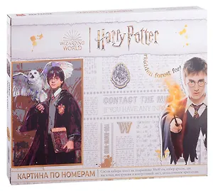 Картина по номерам "Поттер и Сова"