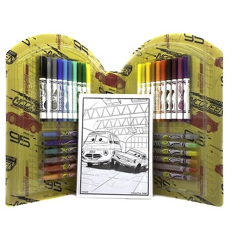 Набор для раскрашивания, Маленький набор для творчества Тачки 3, Crayola/Крайола, картонная упак 343053 — 1