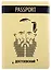 Обложка для паспорта Знаковый Достоевский (ПВХ бокс) (ОП2021-290) — 2885147 — 1