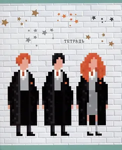 Тетрадь в клетку Listoff, "Стрит микс", 48 листов, в ассортименте