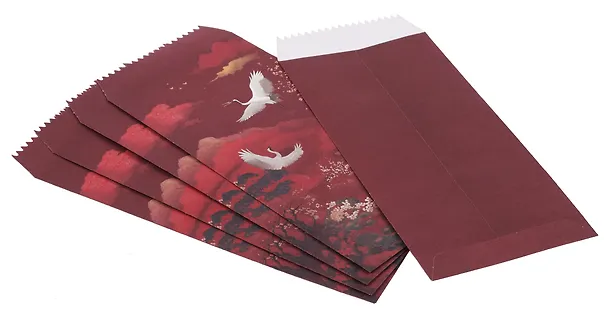 Конверт для денег "Гохуа. Журавли" 5шт/упак 3126772 — 4